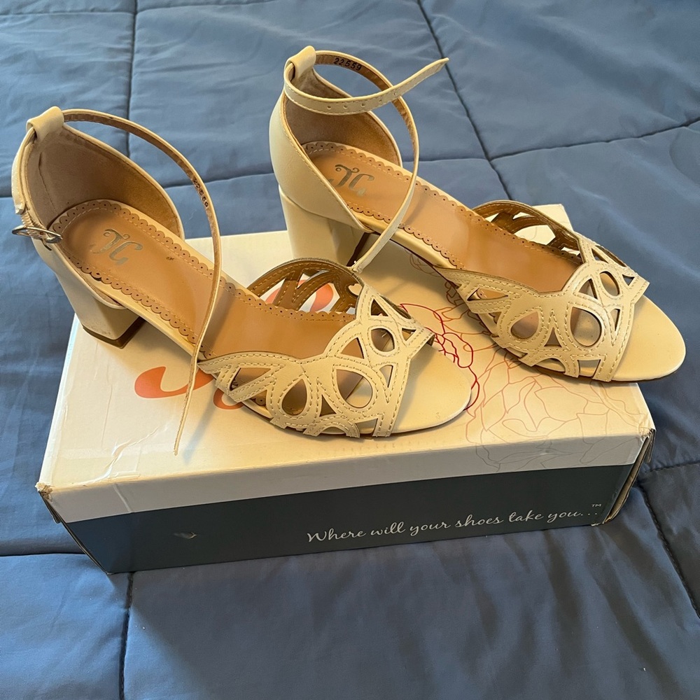 Chic Beige Women's Heels